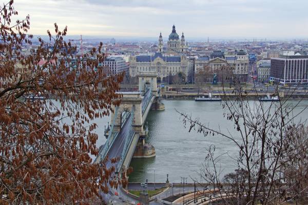 Chain Bridge - Gresham Palace - St Stephen, Budapest