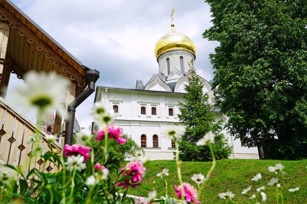 Savvino-Storozhevsky Monastery's garden, Zvenigorod, Russia