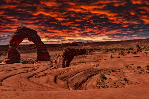 "Late Sunset" Delicate Arch Arches NP Utah