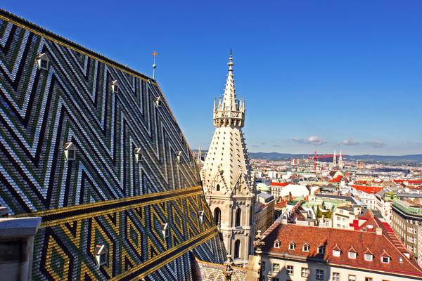 Top of Stephansdom, Vienna