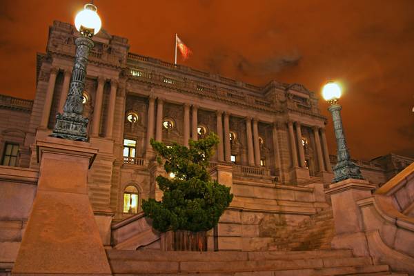 Washington by night. Library of Congress
