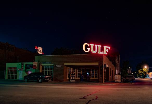 Old Gulf Station on US Rt 66