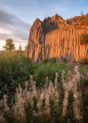 Západ slunce na Panské skále
