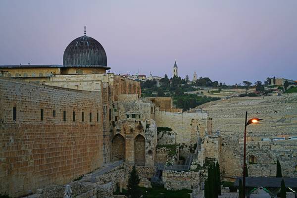 Al-Aqsa Mosque & Southern Wall of Temple Mount, Jerusalem