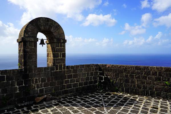 The Bell of Fort George Citadel, Brimstone Hill Fortress, St Kitts