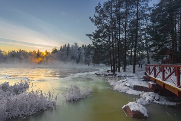 Langinkoski sunset