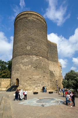 The Maiden Tower. Baku. 12th-century monument.