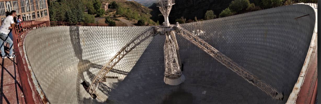 The radiotelescope of Orgov near Byurakan