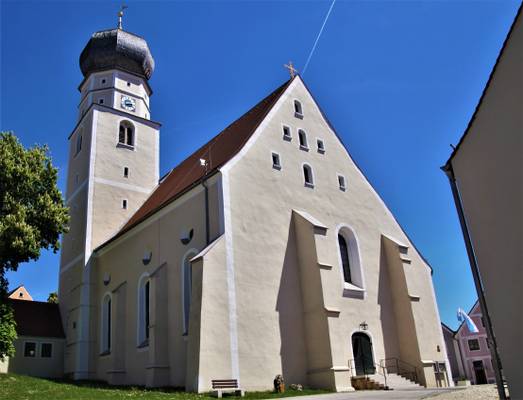 The catholic St.Johannes church of Velburg from 1665