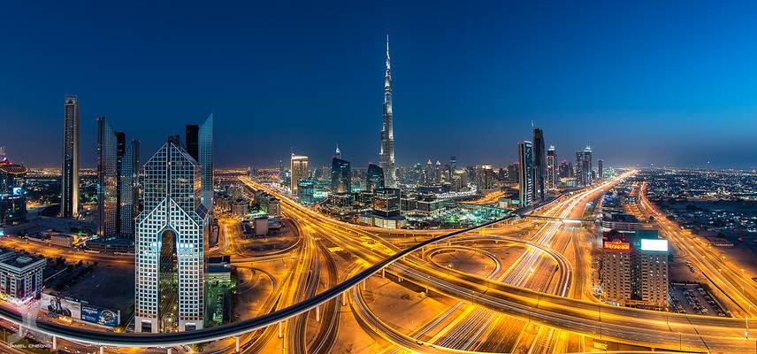 Dubai from Al Kharbash Tower