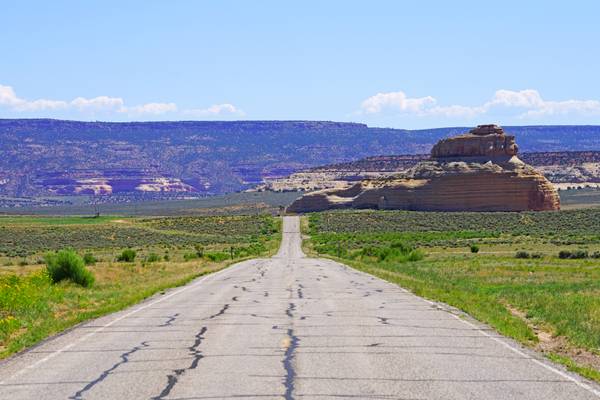 Highway 211 crossing 191, Utah, USA