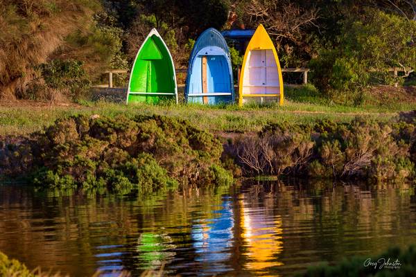 Colourful shelters