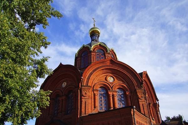 Splendis sky over St Michael Church, Vladimir