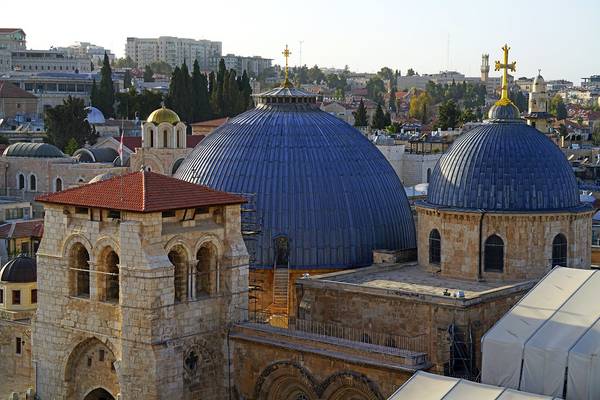 Domes of the Church of the Holy Sepulchre, Jerusalem