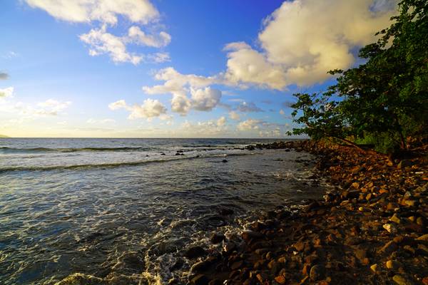 Courpons Bay coastline, St Paul's, St Kitts