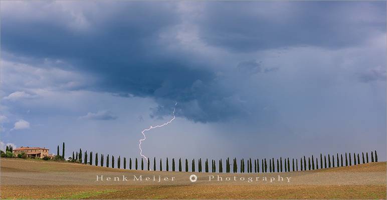 Lightning at Agriturismo Poggio Covili - Tuscany