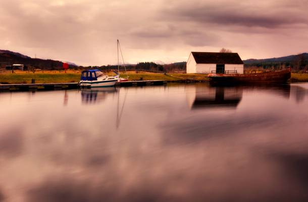 Caledonian Canal Reflection
