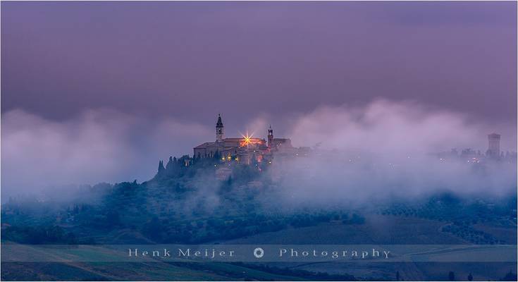 Pienza in the Clouds - Tuscany