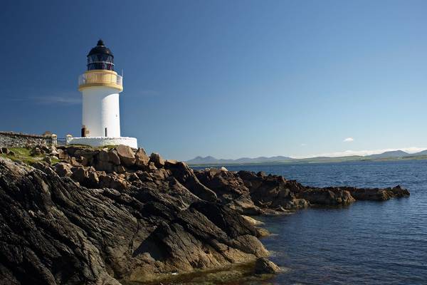 Leuchtturm bei Port Charlotte; Islay, Schottland