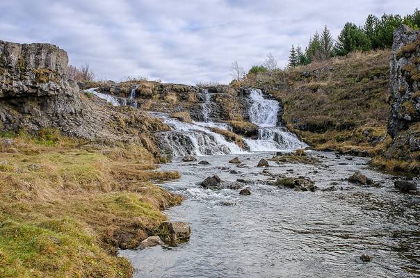 Waterfall in Elliðaá