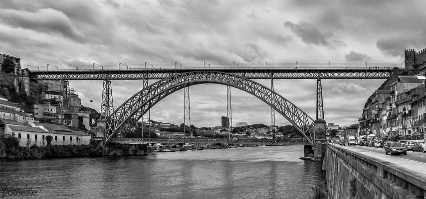 Ponte Dom Luis I (B/N)