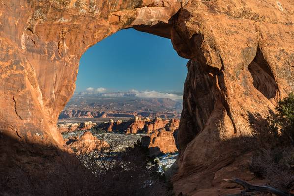 Portal to the red rock