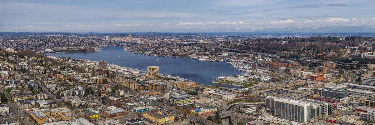 Lake Union Viewed From The Space Needle