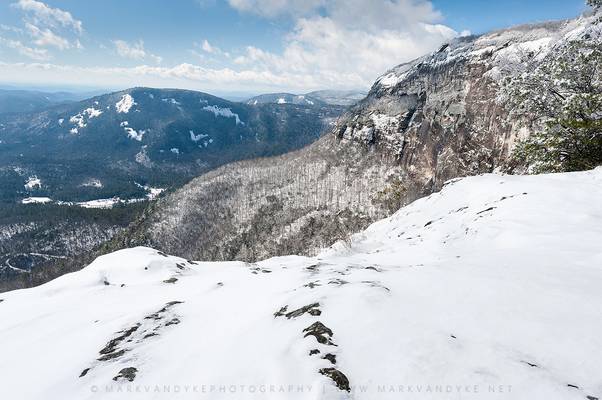 Whiteside Mountain Seeing White