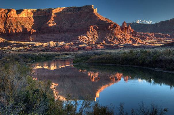 Fisher Towers Before Sunset