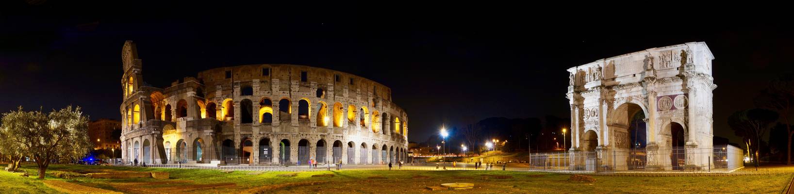 Colosseo & Arco di Costantino, Roma, Italia