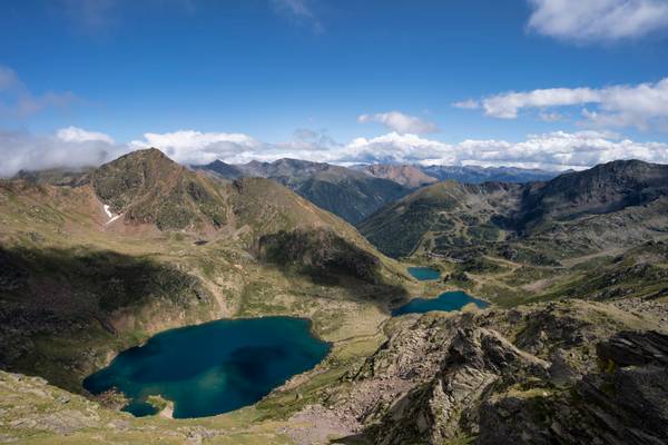 Tristaina Lakes, Pyrenees, Andorra