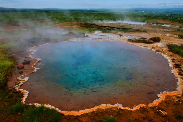 "Hot Springs" Haukadalur Valley Iceland
