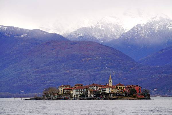 Isola Superiore from Stresa, Lago Maggiore, Italy