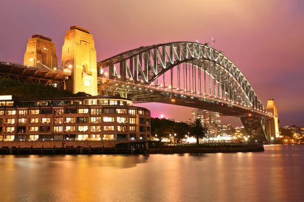Harbour Bridge & Colorful Night