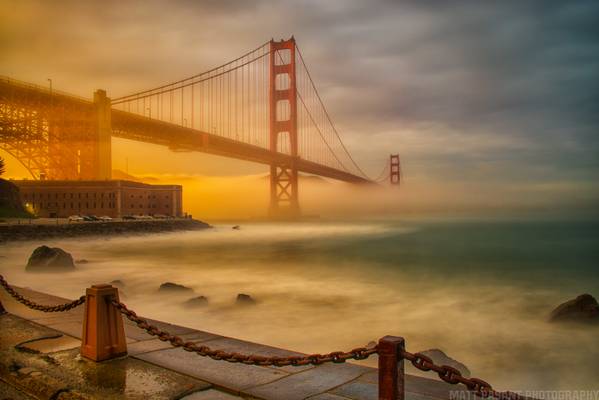 Golden Gate Bridge - Sunset  - San Francisco