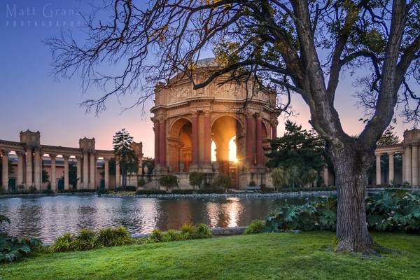Dusk at the Palace of Fine Arts