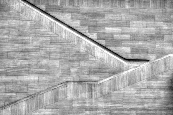Gallery Stairs in Black and White