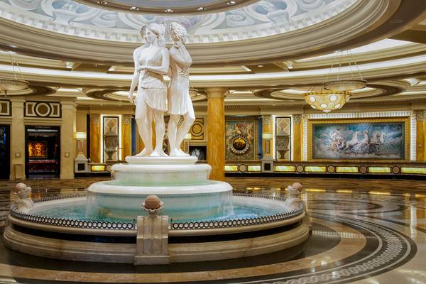 The Lobby At Caesars...