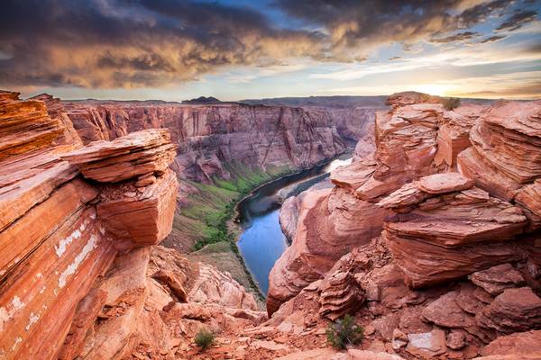 Sunset at Horseshoe Bend