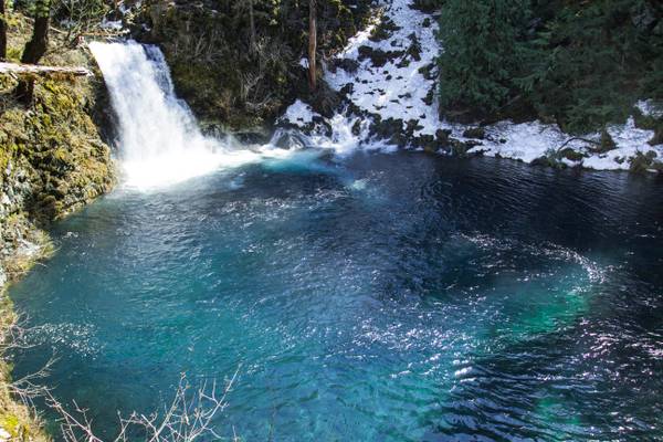 Tamolitch Falls and the Blue Pool, Oregon