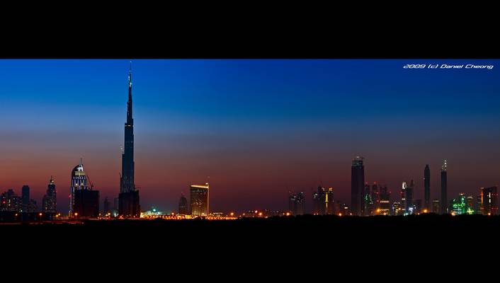 Dubai Skyline :: Blue Hour
