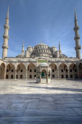 Sultan Ahmet Camii (The Blue Mosque), Istanbul, Turkey
