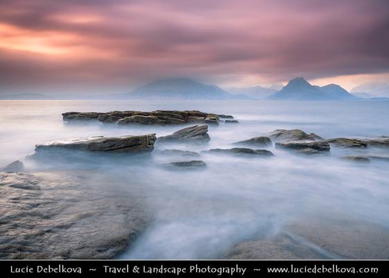 UK - Scotland - Isle of Skye - Elgol during moody misty weather