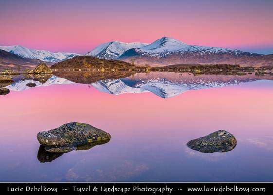 UK - Scotland - Scottish Highlands - Rannoch Moor at Sunrise