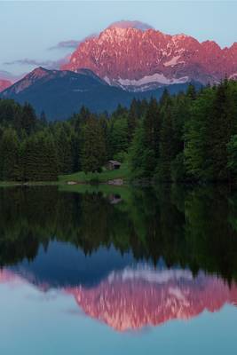 Alpenglow Reflections in Geroldsee