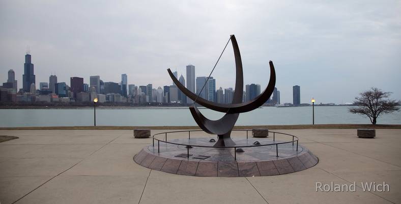 Chicago - Sundial Sculpture