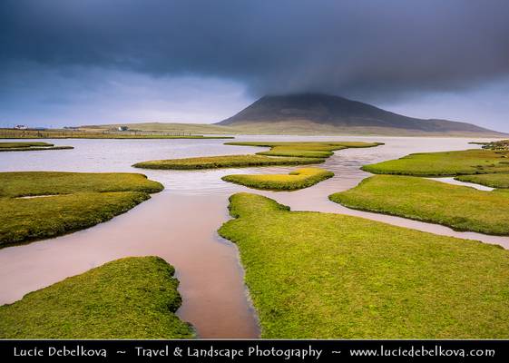 UK - Scotland - Outer Hebrides - Isle Harris - Isolated Rodel Saltmarsh