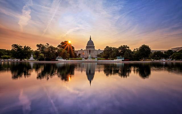 The US Capitol in early morning