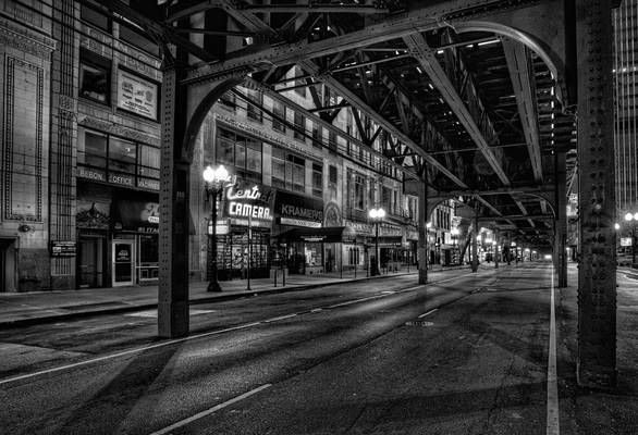 Early Morning Under the L tracks