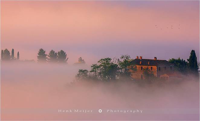 Villa in the Mist - Tuscany